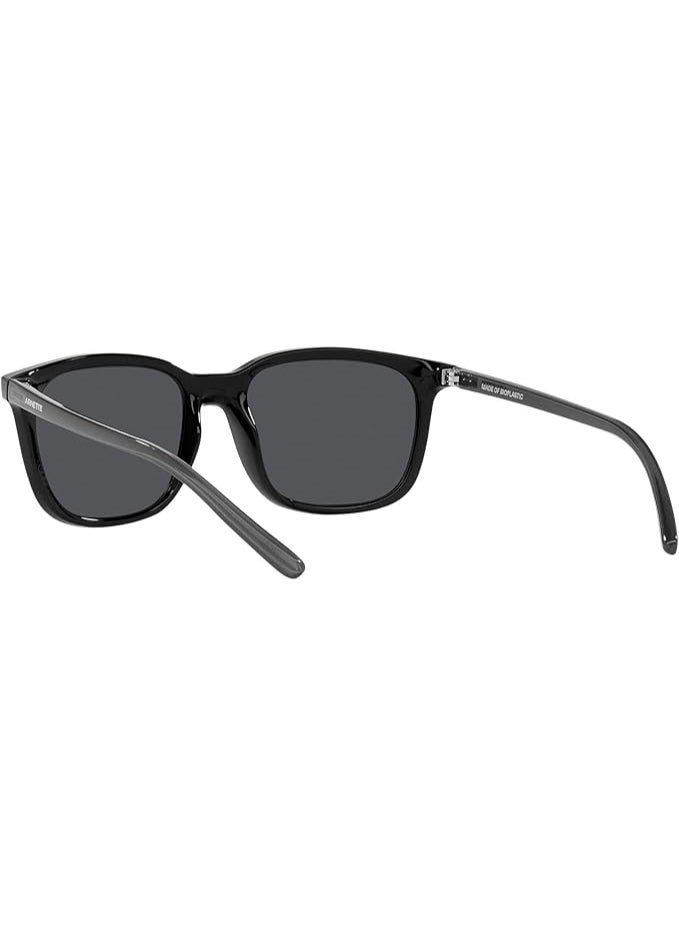 Arnette AN4316 Square Sunglasses for Men - Black Frame, Dark Grey Lenses (275387 51) - Image 4